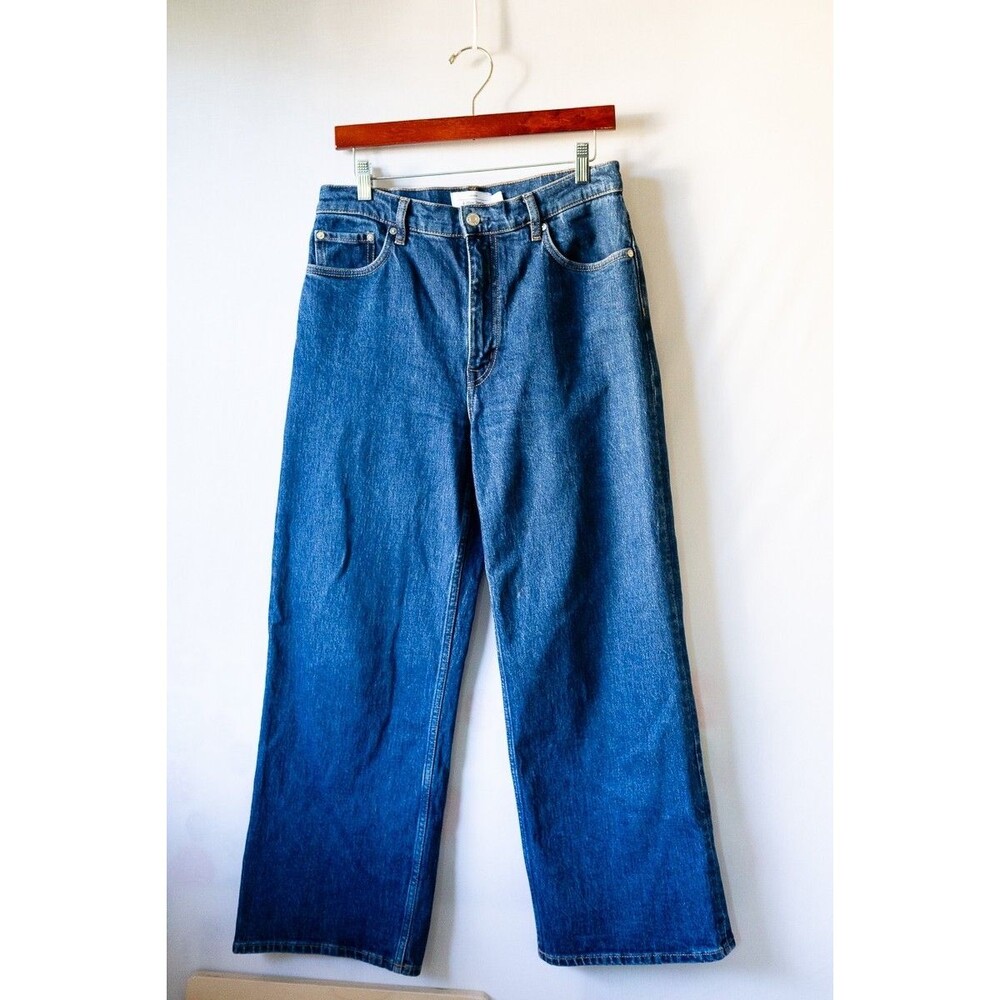 & Other Stories‎ Denim Jeans 30/28 High Rise dark wash blue